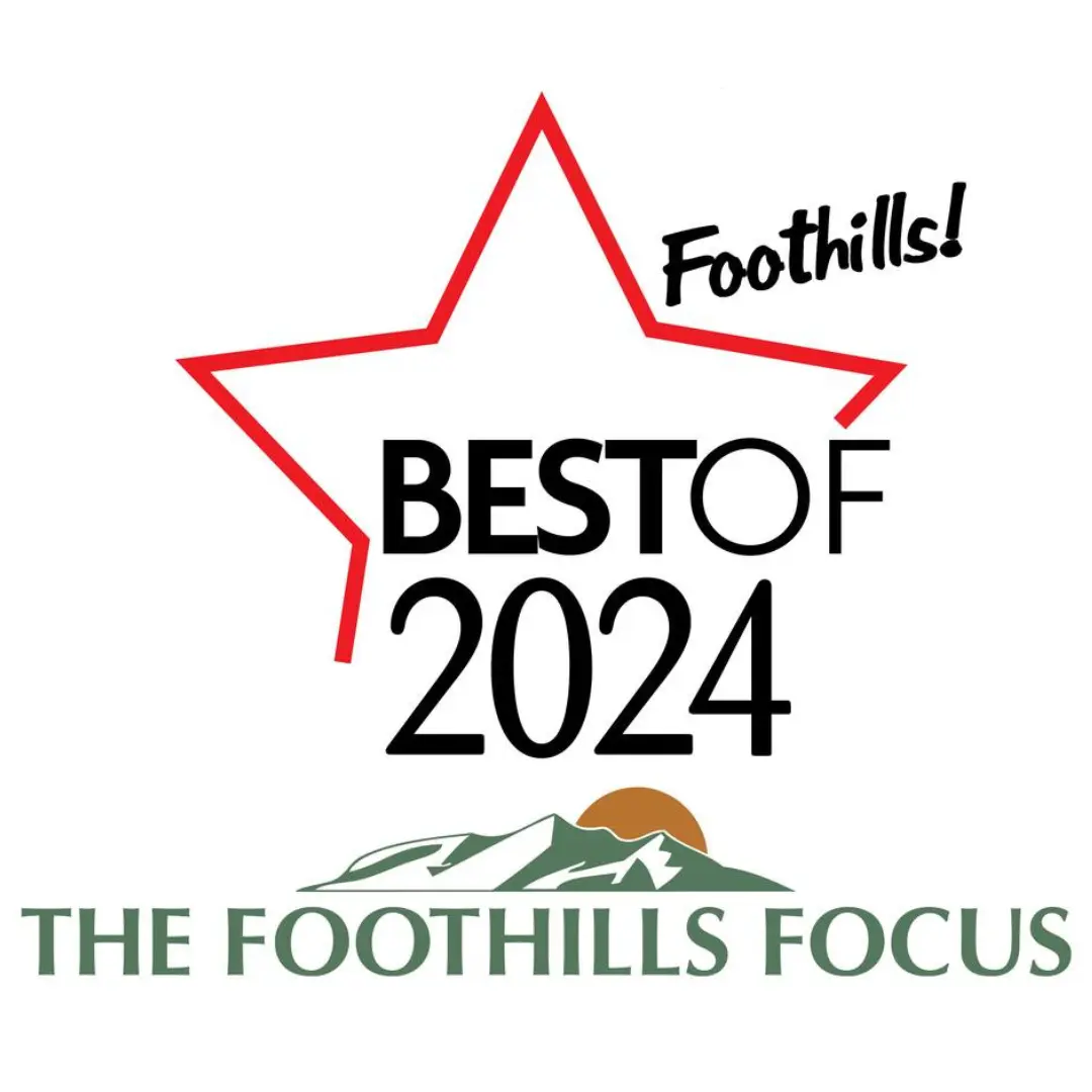 Seal for Spooner Anthem winning Best of Foothills Focus 2024.