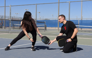 Eric Brown pickleball warm up